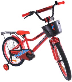 Fuzlu Detský bicykel Thor červeno-čierny 10,5&quot; 20&quot; 2023