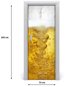 Fototapeta na dvere do domu samolepiace pivo 75x205 cm