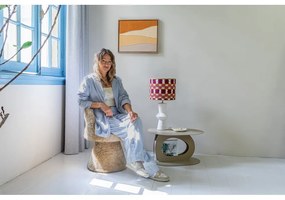 Béžový kovový konferenčný stolík 55x66 cm Tonda – Spinder Design