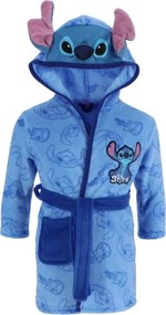 Chlapčenský coral fleece župan s kapucňou Lilo &amp; Stitch, 122 / 128