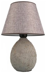 Stolná lampa RAMZES 1xE27/40W/230V šedá