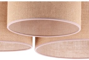 Duolla - Stropné svietidlo ROLLER TRIO 3xE27/60W/230V béžová