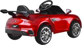 JOKOMISIADA Elektrické autíčko na batériu Porsche RUF CTR3 červené + diaľkové ovládanie PA0327