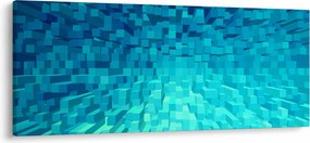 Obraz - abstraktné kocky (120x50 cm)