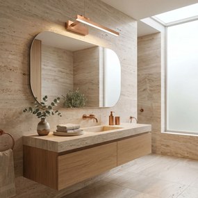 Toolight Toolight, LED nástenné svietidlo, 40cm, 8W, 4000K, 1500lm, SWE037-1W, medená matná, OSW-20137