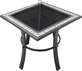 Mozaikované záhradné ohnisko Runedak 76x76 cm
