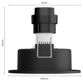 Philips - SADA 3xLED RGBW Stmievateľné podhľadové Hue CENTURA 1xGU10/4,2W/230V