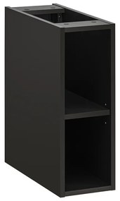 Závěsná skříňka pod umyvadlo Casad s deskou 80 cm černá