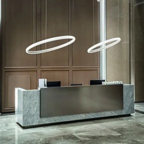 Ideal Lux - LED Luster na lanku MIRACLE LED/45W/230V pr. 80 cm CRI 90 matný chróm