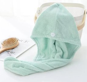 Zaparkorun Rýchloschnúci turban na hlavu pre dospelých - modrá