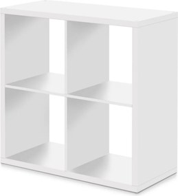 Regál Max, 2x2 priehradky, biely