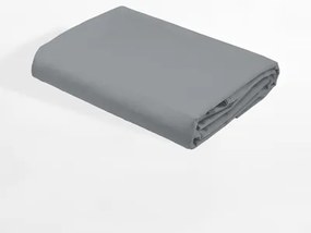 Saténové prestieradlo s gumičkou sivé PURE 180x200 cm