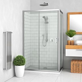 Roth Štvorcový alebo obdĺžnikový sprchovací kút LLD2+LLB - bez vaničky ROTH-Variant: šírka dverí: 140 cm, šírka pevnej steny: 80 cm, orientácia: Uni …