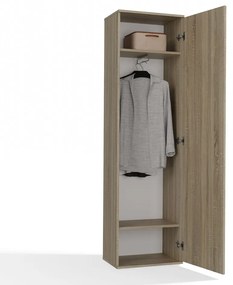 Šatníková skriňa Dialogos 1 (dub sonoma) (so zrkadlom). Akcia -19%. Vlastná spoľahlivá doprava až k Vám domov. 1132543