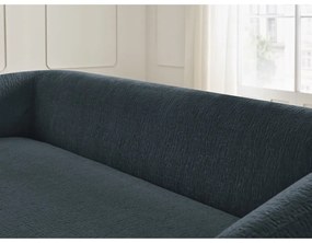 Tmavomodrá ženilková rozkladacia pohovka 228 cm Neyo – Bobochic Paris