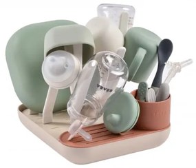 Beaba - Odkvapkávač na fľaše béžová/oranžová