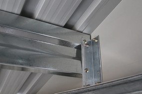 Záhradný domček plocha 277 x 255 cm (šedá)