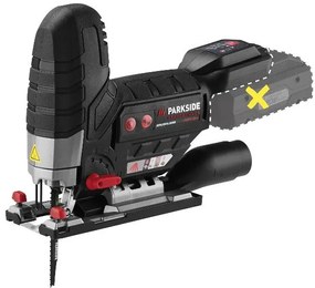 Parkside Performance®  Aku priamočiara píla 20 V Psspa 20-Li F4 + Akumulátor 20 V/4 Ah + Rýchlonabíjačka 20 V/4,5 A +  (800011861)