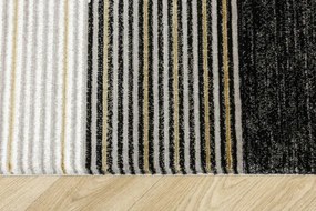 Koberec Kashmir KR235S sivý / čierny