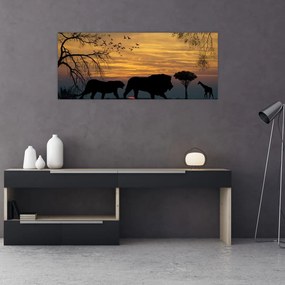 Obraz Safari (120x50 cm)