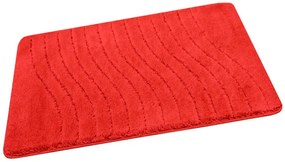 Kúpeľňový koberček Sara Red červený Fale