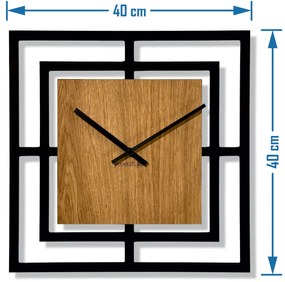 Dekorstudio Moderné drevené hodiny na stenu HARMONIC