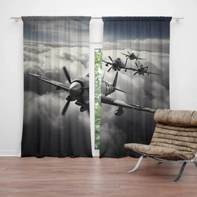 Sablio Záves Stíhacie lietadlá: 2ks 140x250cm