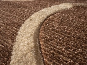 Spoltex, Kusový koberec Florida brown 9828, 120x170, hnedá, chodba / predsieň