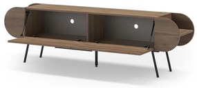 TV stolík v dekore orecha v prírodnej farbe 195x57 cm Saluso – Marckeric