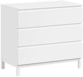 Biela detská komoda 99x89x57 cm Eva – Vipack