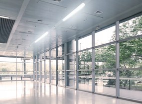 Sada 8 LED svietidiel do garáže a dielne na prisadenú stropnú montáž 36W 120cm