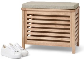 Truhlica z masívneho dreva s vankúšom