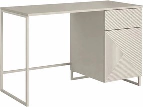 Písací stôl Asha 120 cm so zásuvkou – kašmírová