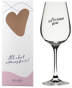 Bella Rose Pohár na víno Všechno bude No. 2