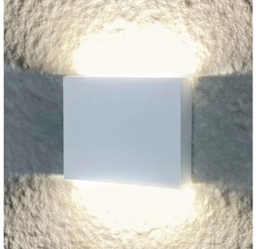 Polux LED Vonkajšie nástenné svietidlo CHICAGO 2xLED/3,25W/230V IP44 biela SA1624