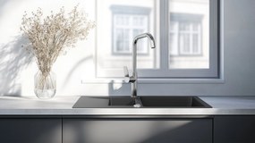 Invena Alonia, vysoká drezová batéria h-373, chrómová, INV-BZ-70-001-V