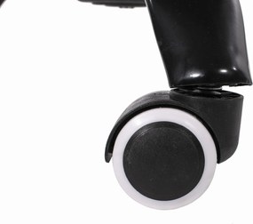 AKCIA Čierne kancelárske kreslo AVOLA z eko kože II. akosť