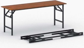 Konferenčný stôl FAST READY, 170x50 cm, čierna podnož, čerešňa