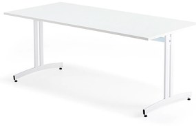 Stôl SANNA, 1800x800x720 mm, biela