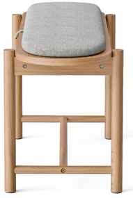 Lavica z masívneho dreva s čalúnením a úložným priestorom