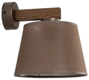 Brilagi - Nástenné svietidlo LATTE 1xE27/15W/230V borovica/hnedá