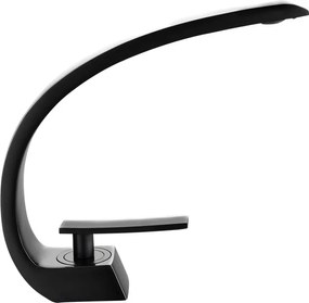 Mexen Lupus, umývadlová batéria, čierna matná, 746200-70