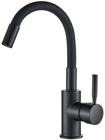 Flexibilná umývadlová a drezová batéria Mini black