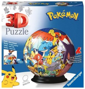 Mattel Mega Skladačka Pokémon, 2 kusy + 3D Puzzle guľa Pokémon, 73 dielikov  (800011099)