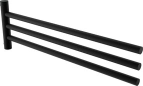 Nimco Držiak na uteráky otočný, 42 cm BORMO čierna - BRC 11096-3-90