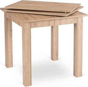Vintino Rozkladací jedálenský stôl ROY 80-200 cm - dub artisan