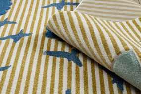 Dywany Łuszczów, Detský kusový koberec Petit Sail boat gold, 160x220, žltá, detská izba