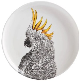 Biely porcelánový tanier Maxwell & Williams Marini Ferlazzo Cockatoo, ø 20 cm