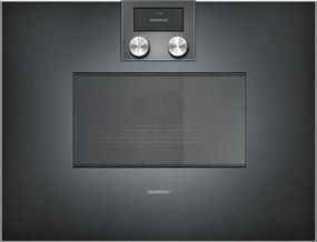 Gaggenau 400 series kombinovaná mikrovlnná rúra 60 x 45 cm, pravé pánty dverí BM450100