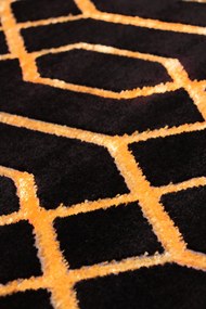Koberec Cosmic Carving 5103 GREY/GOLD rozmery koberec: 80x150 cm